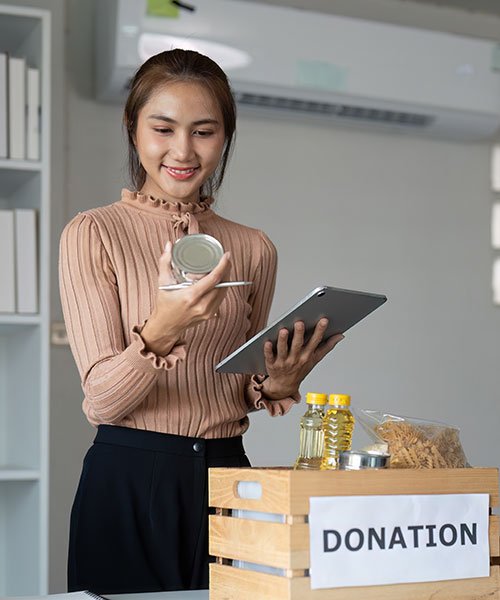 Donate to reduce poverty from society